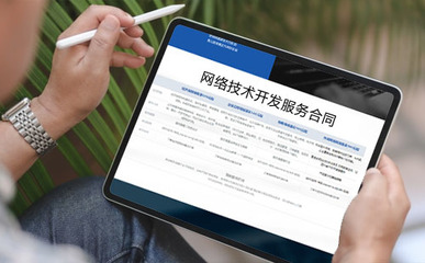 网络技术开发服务合同（网络技术服务）